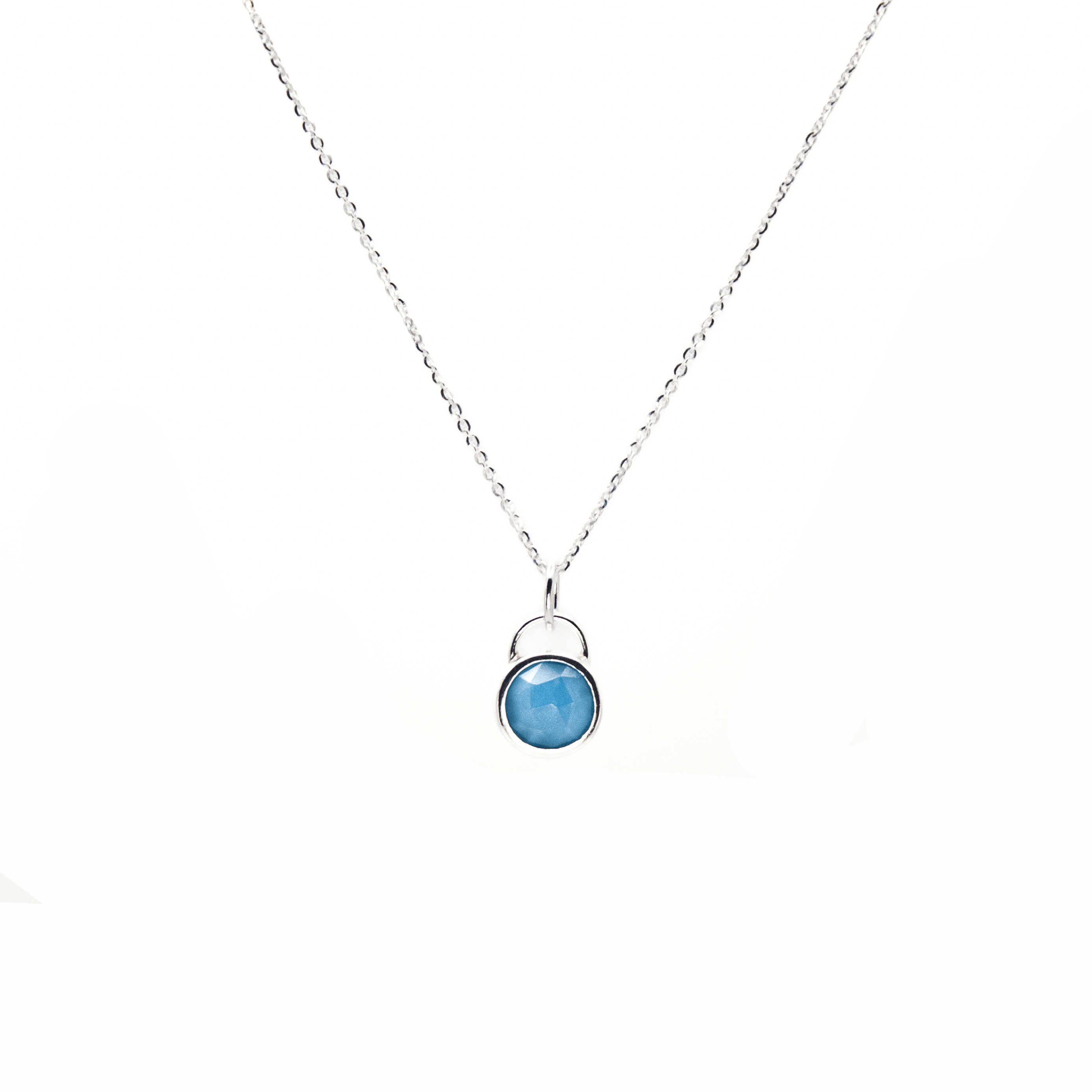 Collar 'Lux Terra' Calcedonia Fascetada Plata 950